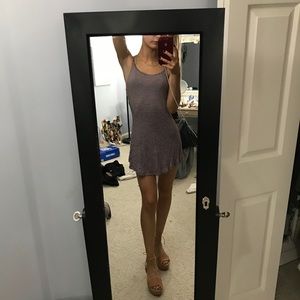 red and white striped tank top dress